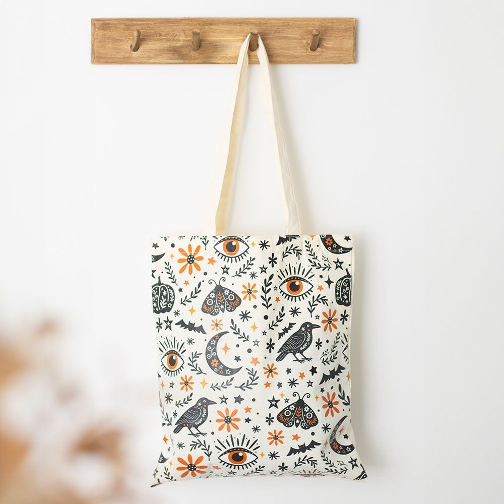 Something Different - Frightful Folk Print Tote bag - Multicolours